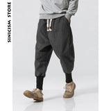 Sinicism Store Winter Pants Men 2019 Mens Harajuku Ankle Banded Joggers Pants Male Streetwear Thick Chinese Style Sweatpants 5XL