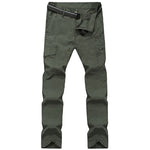 Men Breathable Casual Pants Quick Dry Lightweight 2019 Summer Male Waterproof Tactical Cargo Pants Army Military Style Trousers