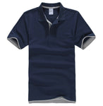PDTXCLS Mens Polo Shirts Men Desiger Polos Men Cotton Short Sleeve shirt Clothes jerseys Golf Tennis Polos Big Size XXL Solid